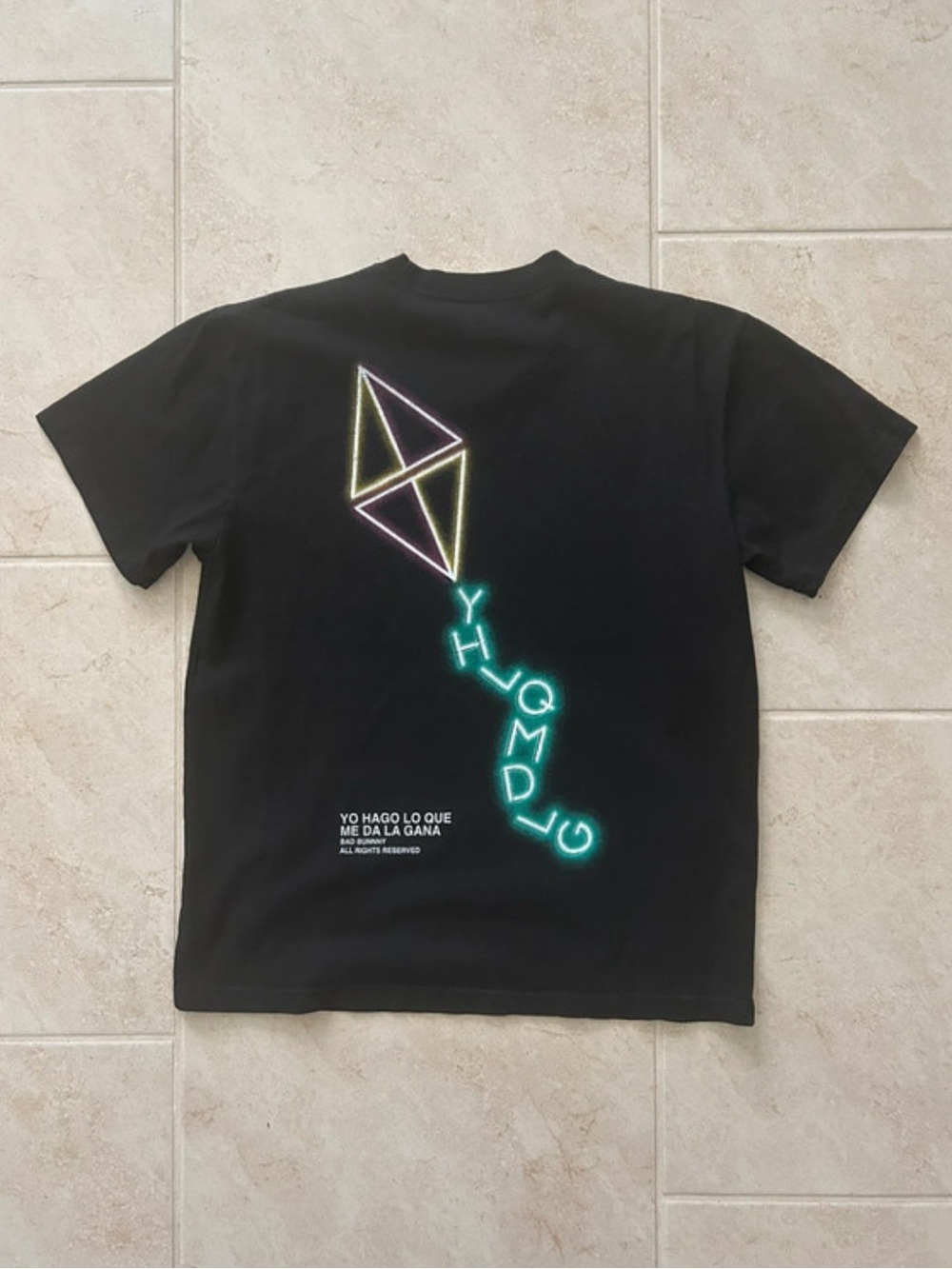 Bad Bunny YHLQMDLG Neon Kite Concert Tee
